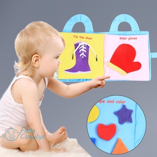 Sách Vải 3d Giáo Dục Nhận Thức Cho Bé