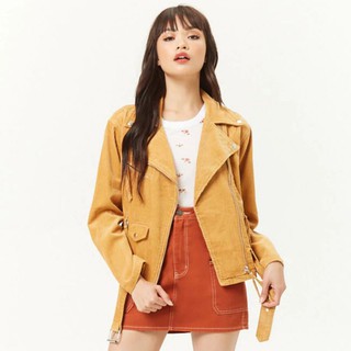 {Nhiều màu} Áo khoác biker jacket nhung F21 xuất xịn