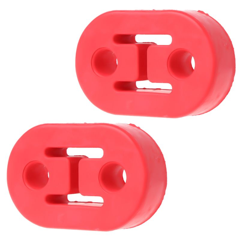 Set 2 Móc Treo Ống Xả Xe Hơi 2 Lỗ Bằng Cao Su Cách Nhiệt Tốt Tiện Dụng