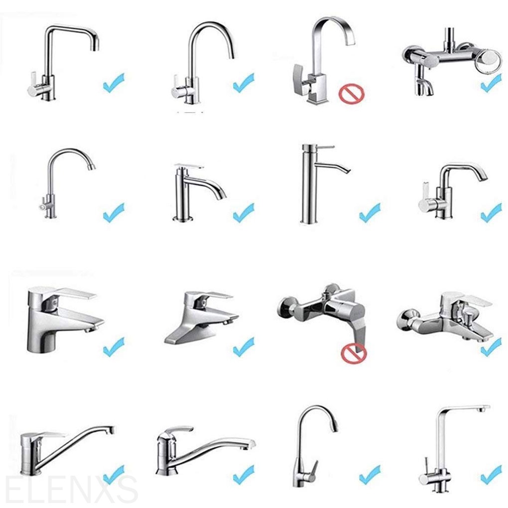 Đầu vòi nước xoay 360 độ 2 chức năng phun tiện lợi cho nhà bếp nhà tắm