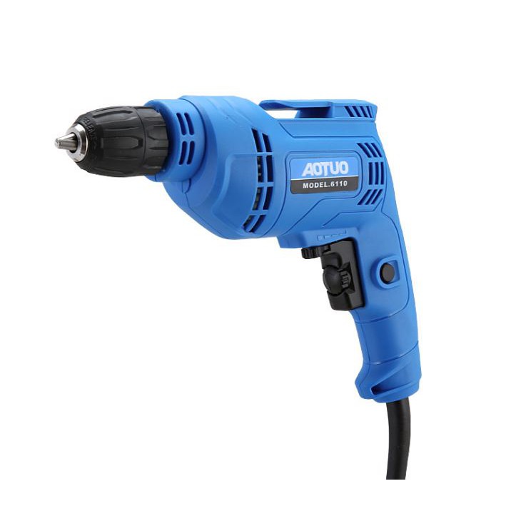 Máy khoan cầm tay, AOTUO 6110 (550W), bảo hành 1 tháng