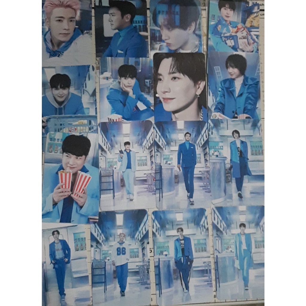 Set 16 card giấy bo góc in 2 mặt ảnh nhóm SUPER JUNIOR - SMCU EXPRESS