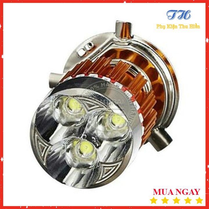 Đèn Led Xe Máy H4 3 Màu