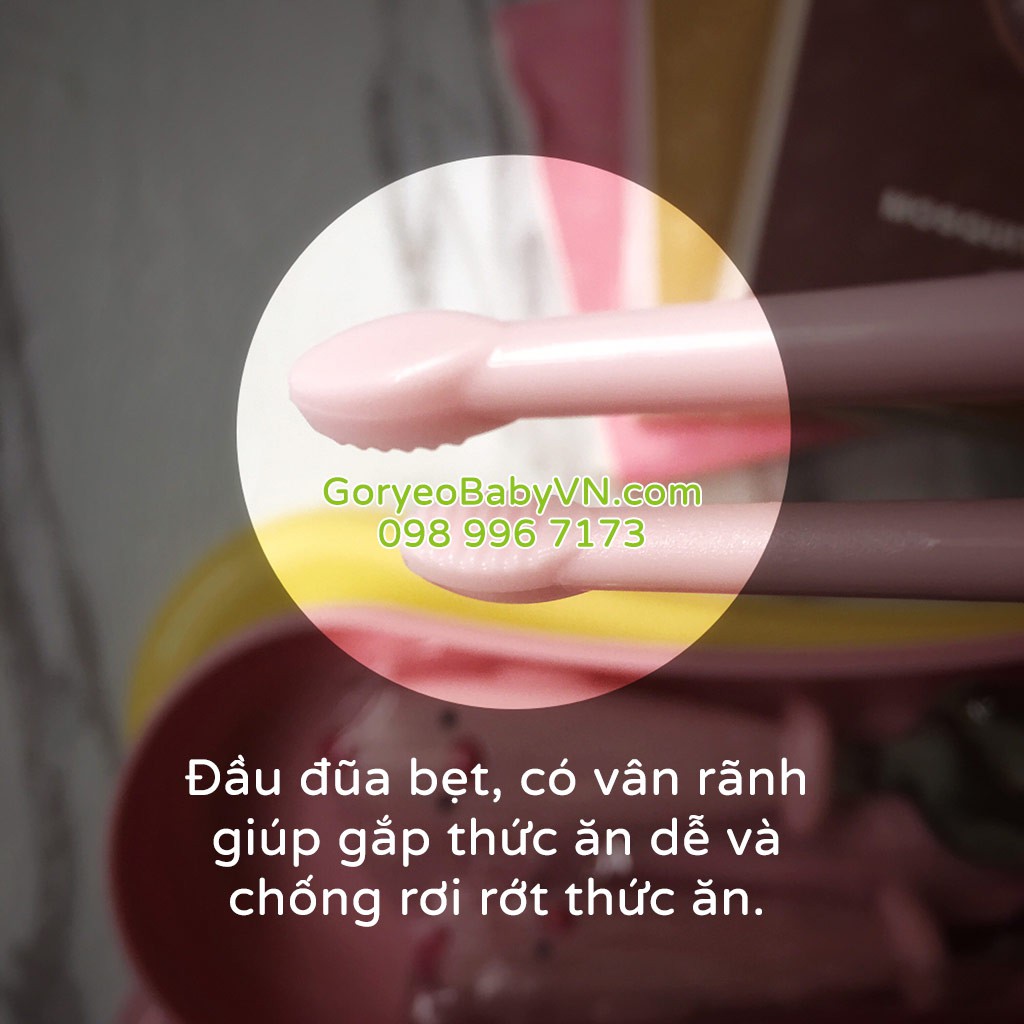 Muỗng Đũa Nĩa Ăn Dặm Cho Bé Goryeo Baby Hàn Quốc