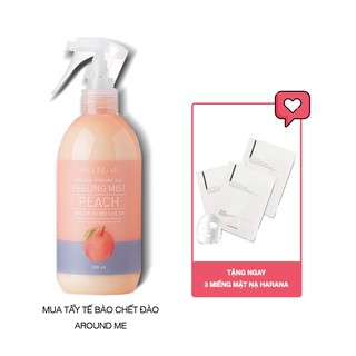 Xịt Tẩy Tế Bào Chết AROUND ME Toàn Thân Hương Đào Vita Peeling Mist Peach 300ml
