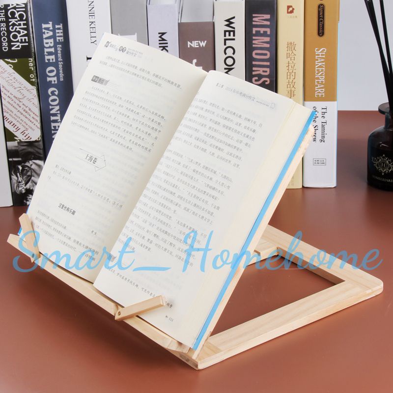 RE0335 Kệ giá đọc sách bằng gỗ-giá đỡ laptop-ipad-máy tính đa năng, có thể gấp gọn tiện lợi mang theo