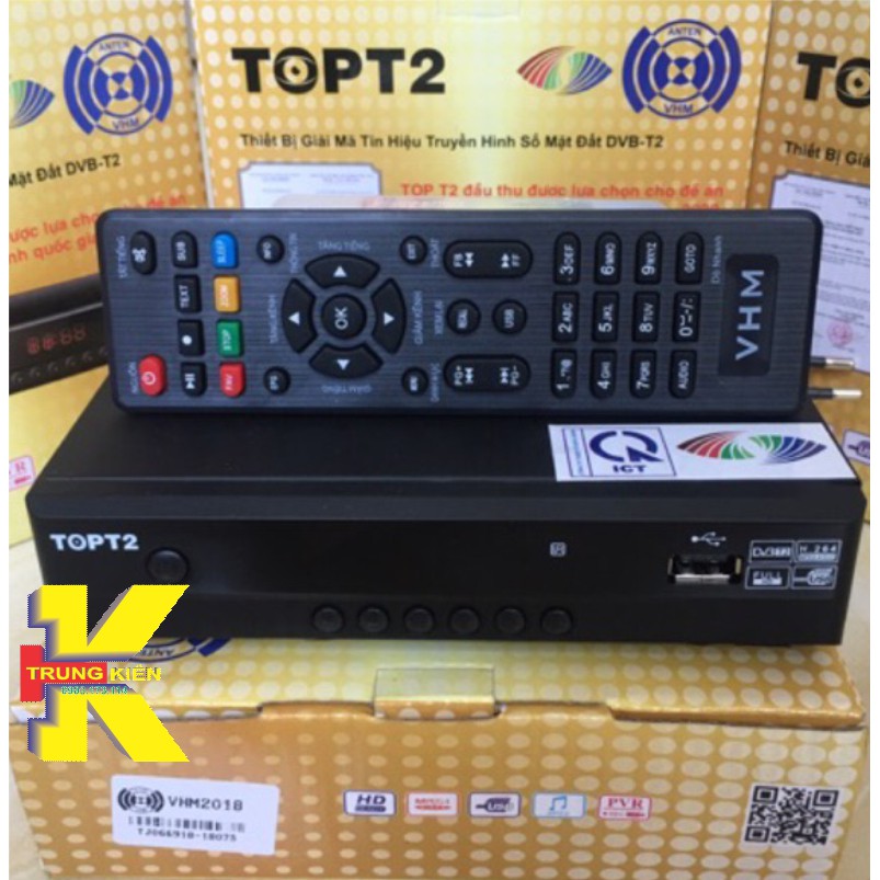 ĐẦU THU DVB T2 TOP T2 XEM TRUYỀN HÌNH MIỄN PHÍ