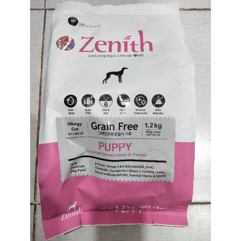 Thức Ăn Cho Chó Con Hạt Mềm Zenith Túi 1.2kg