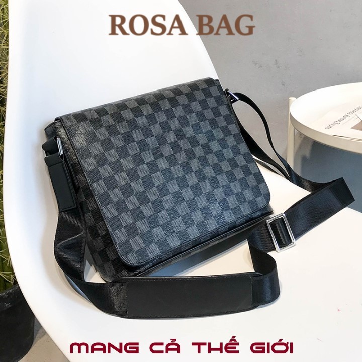 Túi đeo chéo ngực Túi đeo chéo nam caro kích thước lớn đi chơi, đi học Mys Rosa Bag - tx-0016
