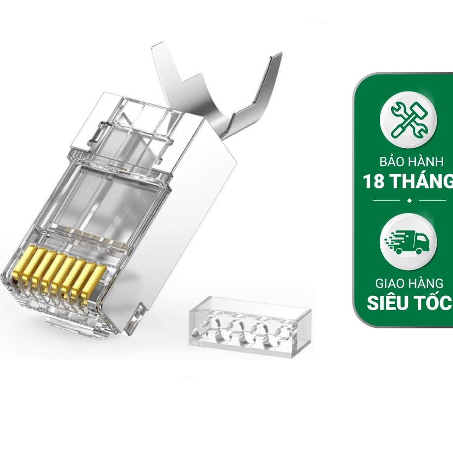 Hạt mạng RJ45 cho dây mạng Cat6/Cat7 túi 10 chiếc Ugreen 70316