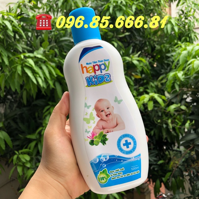 Nước tắm thảo dược cao cấp Happykids, ảnh hàng thật!