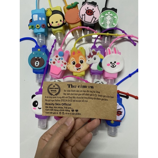 Gel Rửa Tay Sát Khuẩn Túi Treo Hình Thú 30ml