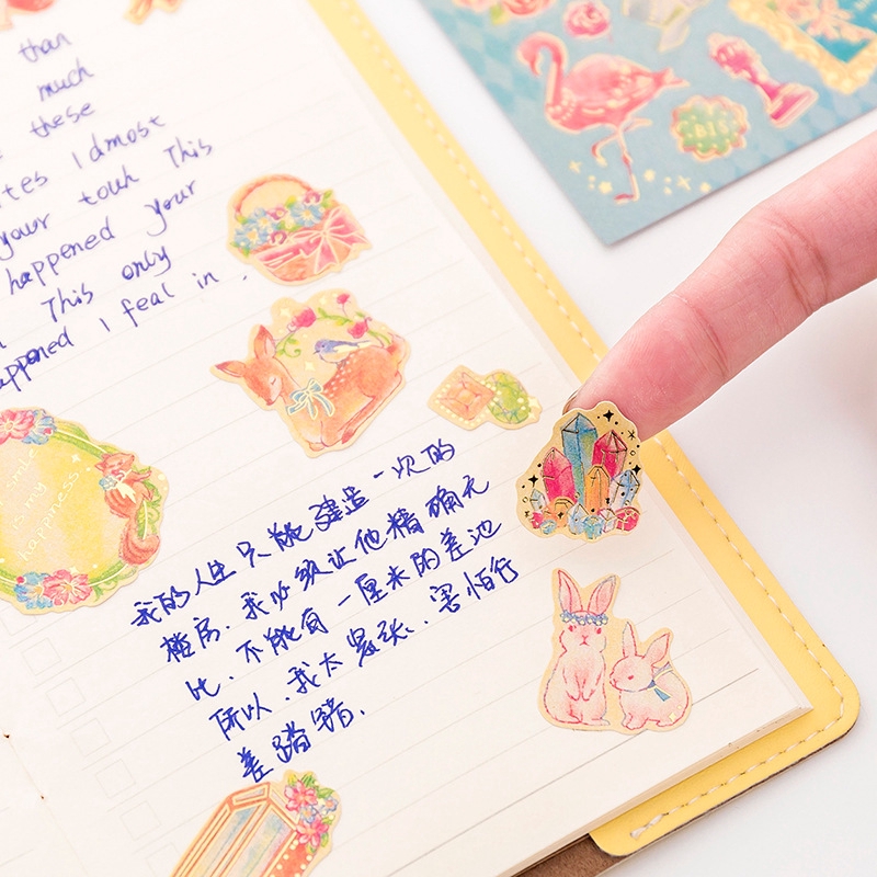 Sticker Dán Trang Trí Album Ảnh Hình Hoạt Hình