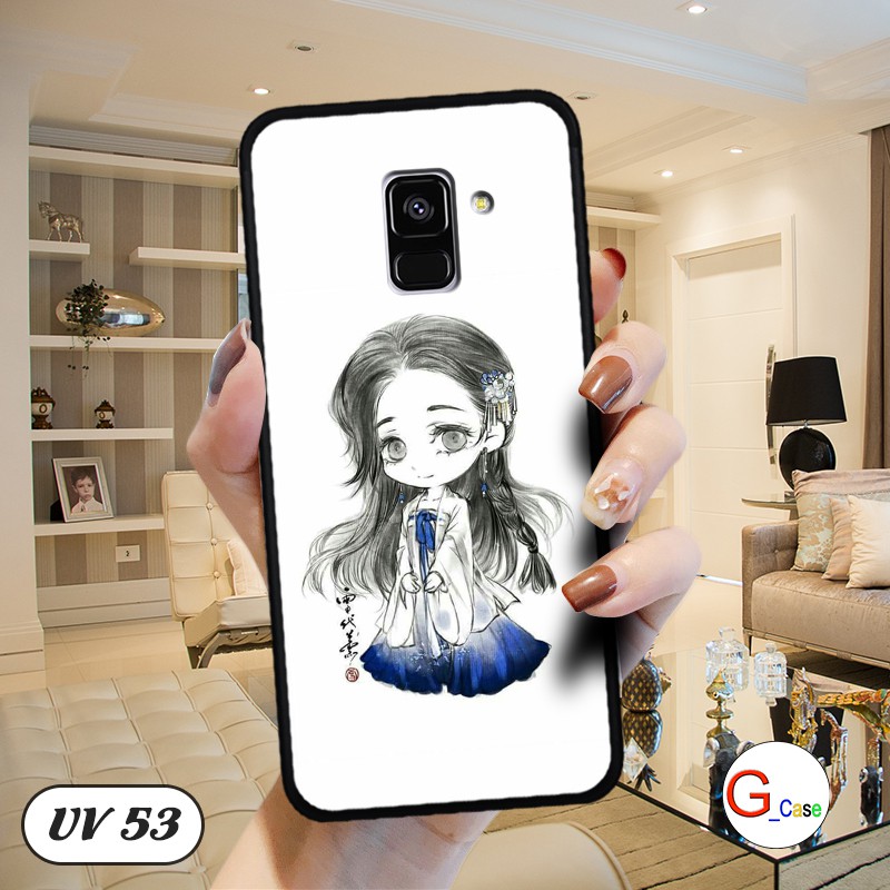 Ốp điện thoại Samsung Galaxy A8 Plus 2018 - lưng nhám viền dẻo