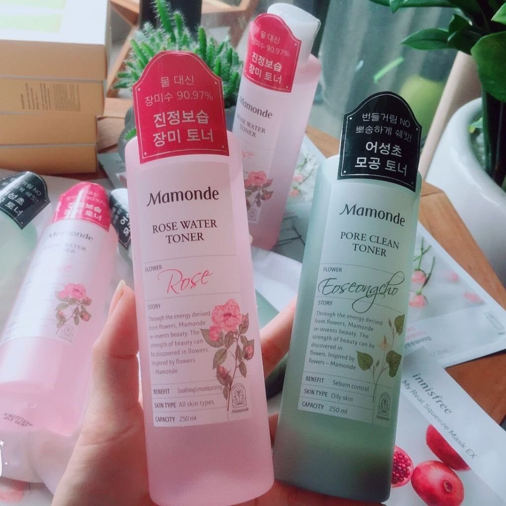 Nước hoa hồng Mamonde 🌹HÀN QUỐC🌹 nước hoa hồng diếp cá Pore Clean Toner 250ml