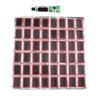 Set 48 miếng vá săm xe đạp kèm tuýp keo dán