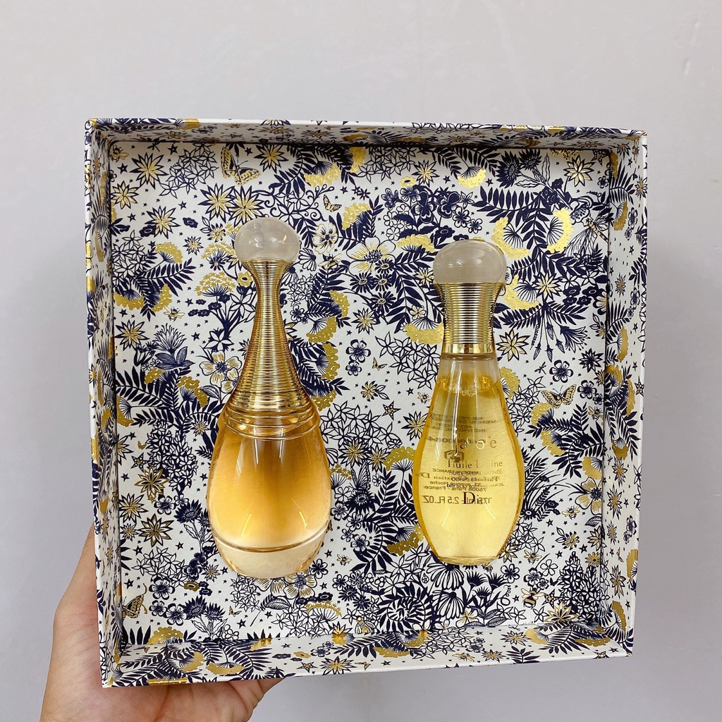 (mới 2022) Bộ quà tặng nước hoa nữ Dior j'adore eau de parfum infinissime &amp; huile divine