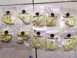 Móng Úp Hsm Lẻ Side [0,1,2,3,4,. 5,6,7,8,9 ] Túi Gồm 50 Móng