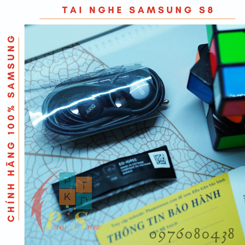 Tai Nghe Samsung Chính Hãng AKG S8 Có Dây Nhét Tai Cho Điện Thoại Samsung S7,S8,S9,S10, Sony, Xiaomi, Oppo Chui Tròn