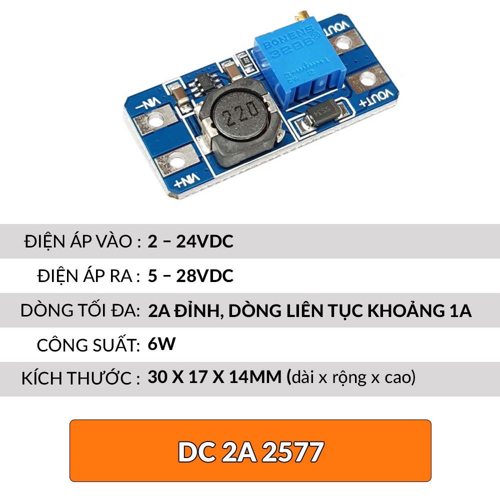 Mạch tăng áp Boost áp HT016 | 2577 | XL6009 | XL6009 XLSEMI |  XL6019