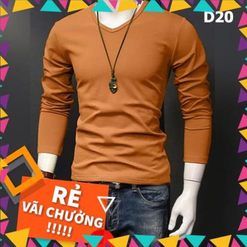 [HOT SALE] ÁO THU ĐÔNG NAM  tay dài cổ tim, chất cotton 4 chiều , áo dài tay nhiều màu dáng ôm thời trang _vifa | BigBuy360 - bigbuy360.vn