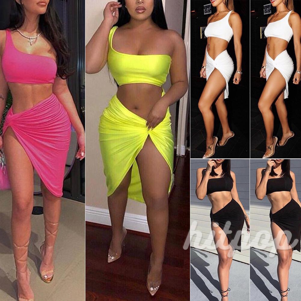 Set Áo 2 Dây Lửng + Chân Váy Bút Chì Thời Trang Nữ Tính | BigBuy360 - bigbuy360.vn