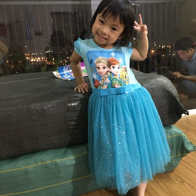 Váy elsa bé gái cực xinh