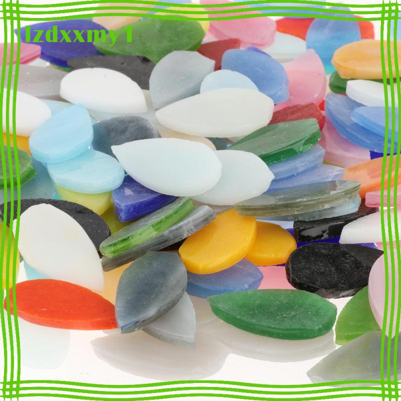 Gói 150 hạt đá mosaic thủy tinh nhiều màu sắc dùng để làm đồ thủ công nghệ thuật