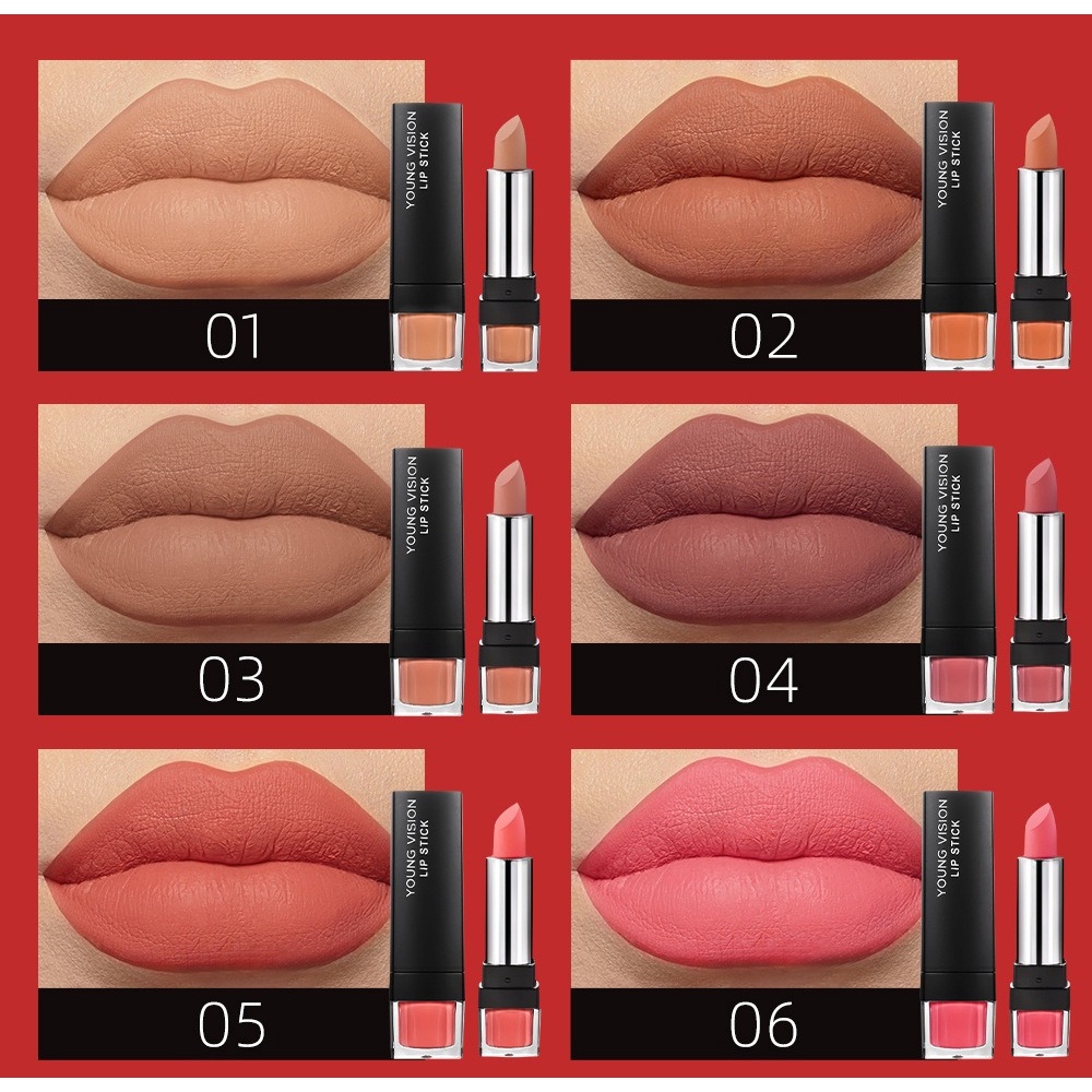 Son Môi Chất Nhung Lì Lâu Trôi Chống Thấm Nước Với 12 Màu Lựa Chọn