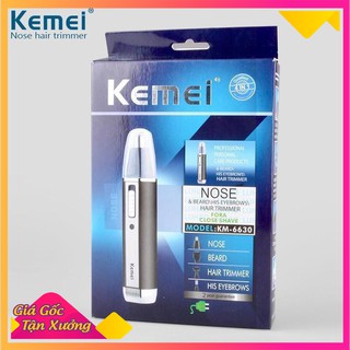 Máy cạo râu cắt tóc tỉa lông mũi 3 trong 1 kemei may cao rau