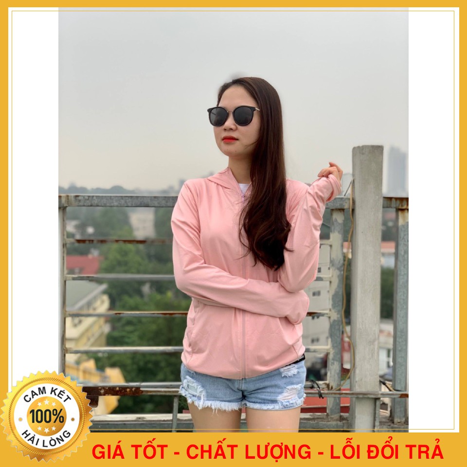 Áo Chống Nắng Nữ Thông Hơi - Vải Thun Cotton Mềm Mại - Làm Mát - Chống Tia UV Gây Hại Cho Da - Thấm Mồ Hôi