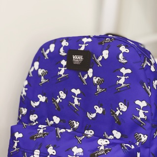 Vans x Peanuts Old Skool Backpack | Balo Vans Snoopy Xanh