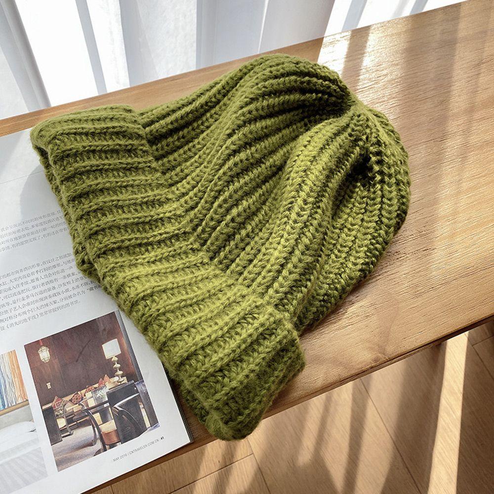 SUYO Mũ Len Beanie Cao Cấp Màu Trơn Dễ Thương Cho Nữ