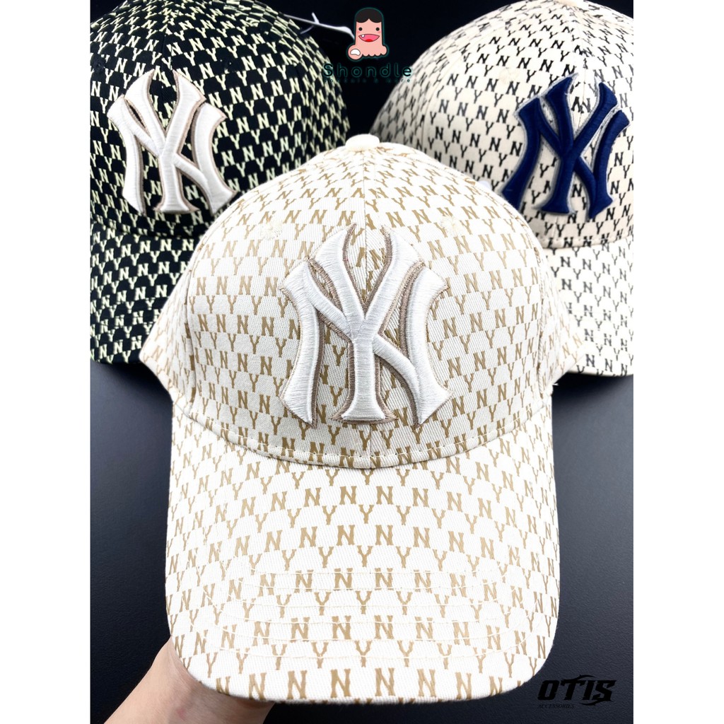 Nón mlb Full logo NY Thêu Cao Cấp