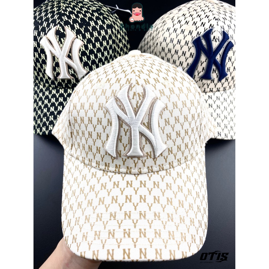  Nón mlb Full logo NY Thêu Cao Cấp