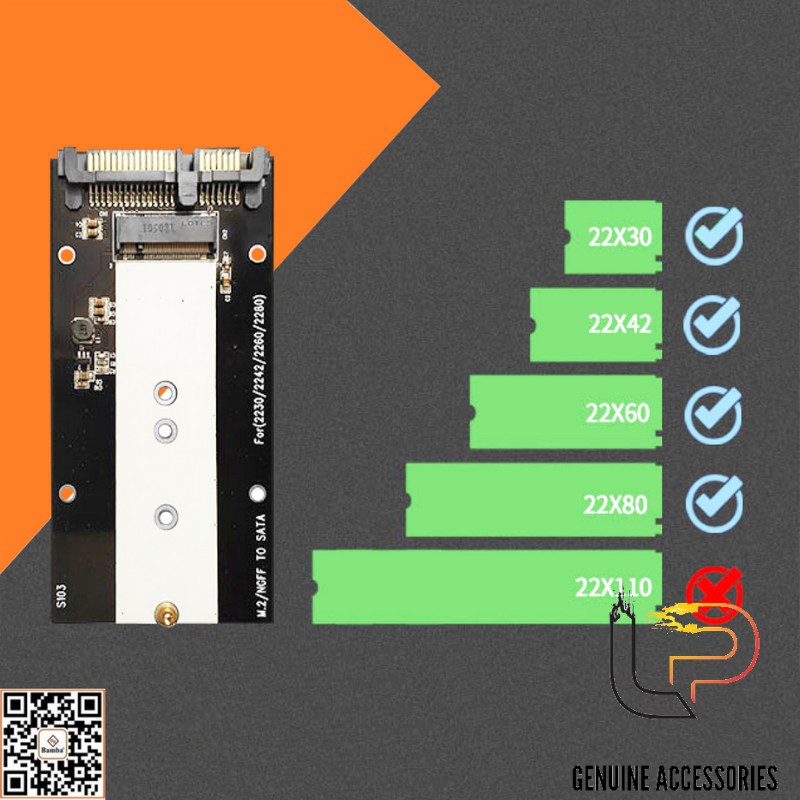 HỘP ĐỰNG Ổ CỨNG M2 (NGFF) BAMBA B3 - BOX SSD M2(NGFF) RA SATA 3 BAMBA B3