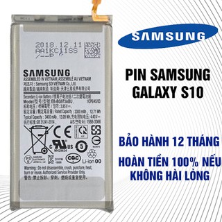 [ Dùng thử 7 ngày ] Pin Samsung Galaxy S10 - Bảo hành 12 tháng - Hoàn tiền 100% nếu không hài lòng