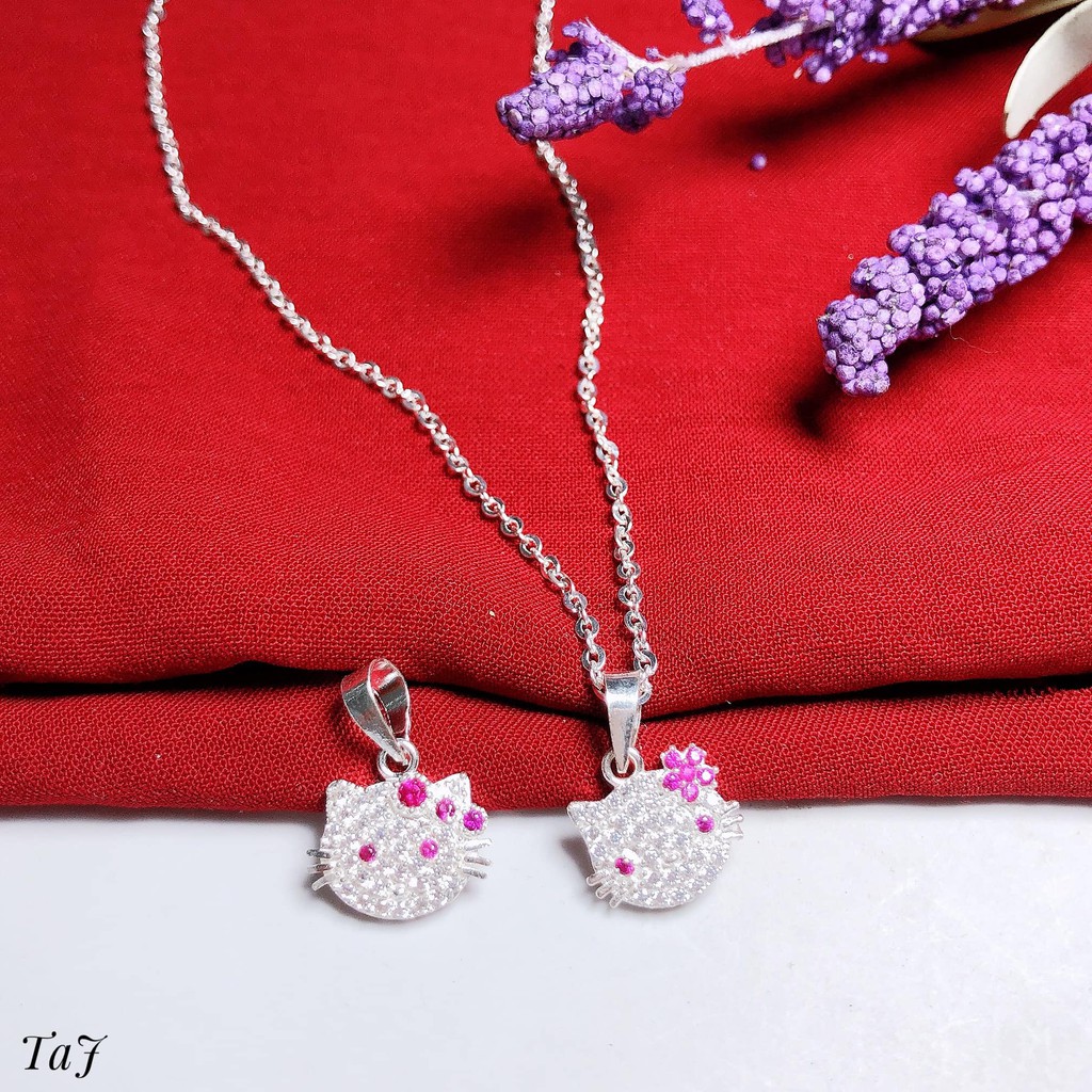 DÂY CHUYỀN KITTY MẶT RỜI CHO BÉ CÓ HÓA DƠN TIỆM VÀNG TGJ08.52