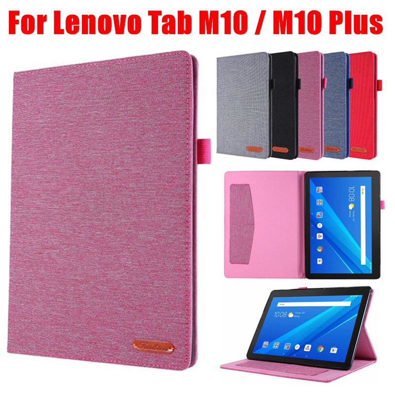 Lenovo Tab M10 FHD Plus 10,3 TB-X606F TB-X606X 10,3 "" Bao da hoa văn Denim M10 TB-X605F / L Bao da có đế gấp từ tính M10 TB-X605F / L