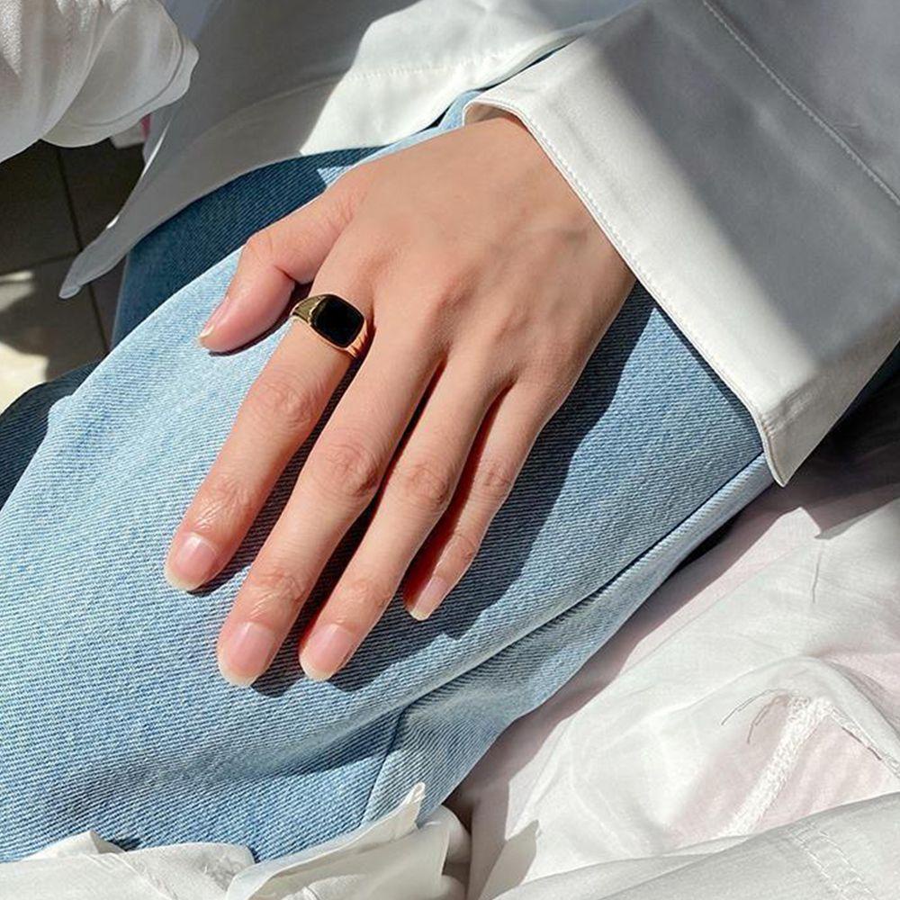 Nhẫn Thép Không Gỉ Nhiều Kích Cỡ Phong Cách Hip Hop