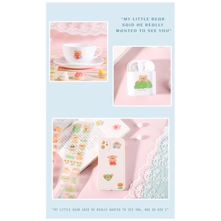 Aroee 1 Pcs Cute Sticker Bear Stickers Diary Scrapbook Decor