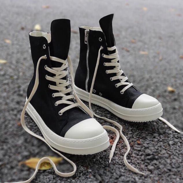 [ Hot deal] Giầy nam nữ unisex cao cổ rick owen xịn xò Có Sẵn . chuẩn au : .