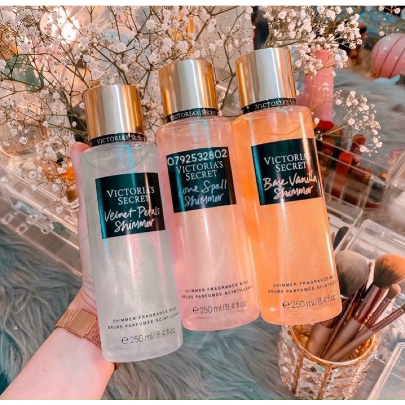 BODY MIST CÓ NHŨ LẤP LÁNH SIÊU THƠM VICTORIA