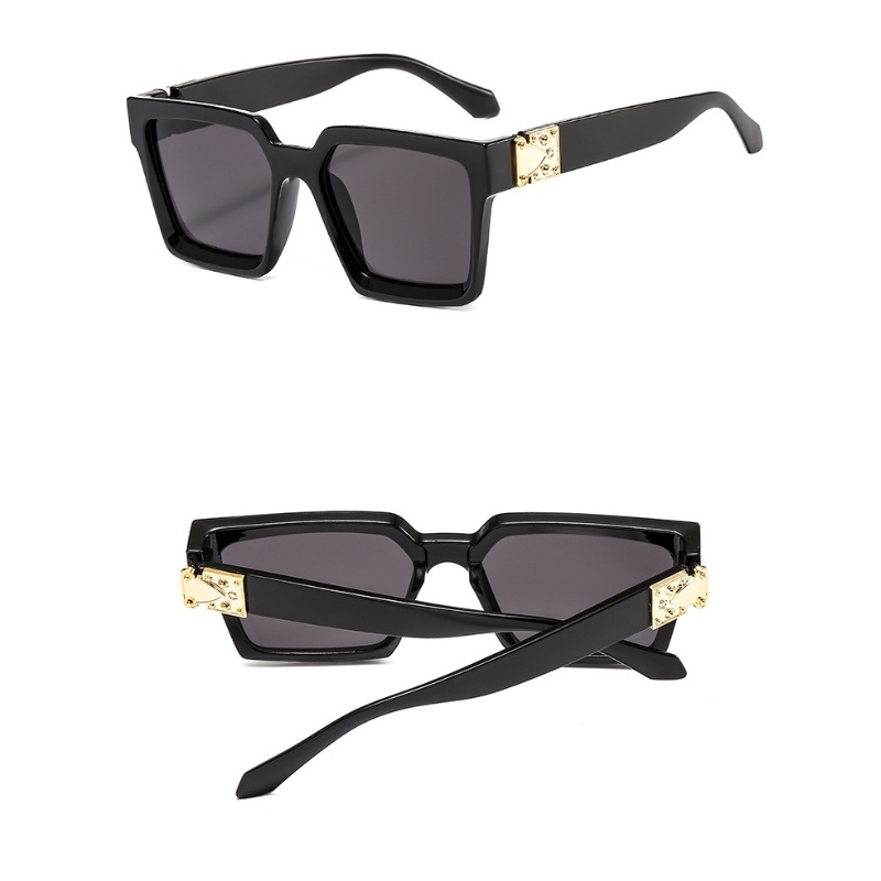 Kính Mát Gọng Vuông Cỡ Lớn Chống Tia Uv Thời Trang Cho Nữ