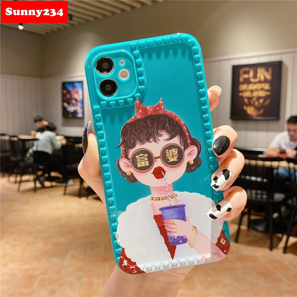 Ốp điện thoại in hình cô gái thời trang cho Iphone 12 Mini Pro Max Iphone 11 Pro Max Iphone 7 8 Plus X Xs Max Xr | BigBuy360 - bigbuy360.vn