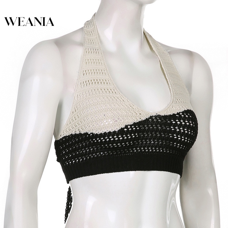 Áo Tank Top Hở Lưng Màu Sắc Trẻ Trung Thời Trang Đi Biển D0324