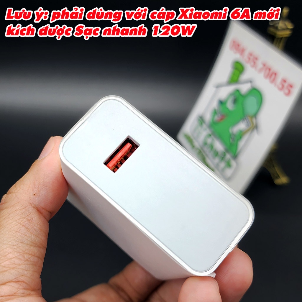 [Ảnh Thật-Chính Hãng] Sạc Nhanh Xiaomi 120W Hyper Charge MDY-13-EE ZIN