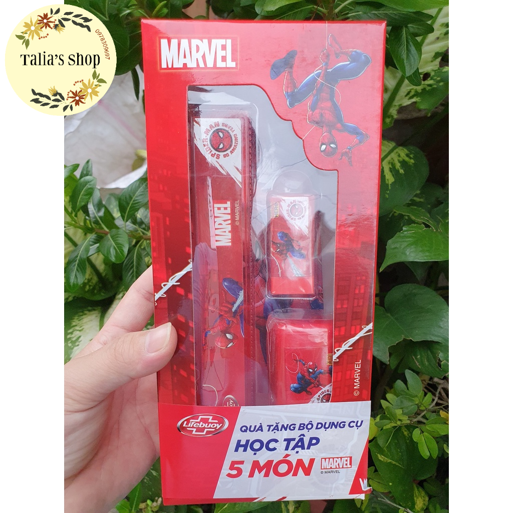 Set bộ dụng cụ học tập Marvel 5 chi tiết