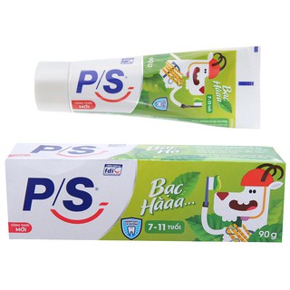 Kem đánh răng 7-11 tuổi P/S bạc hà 90g