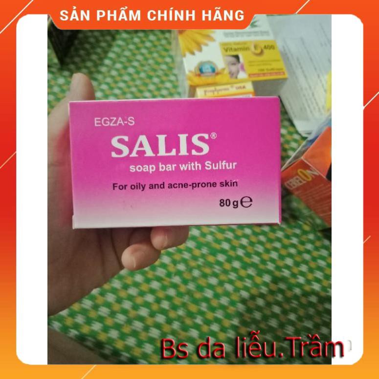 Salis soap bar - Xà phòng y khoa giảm mụn, giảm tiết dầu